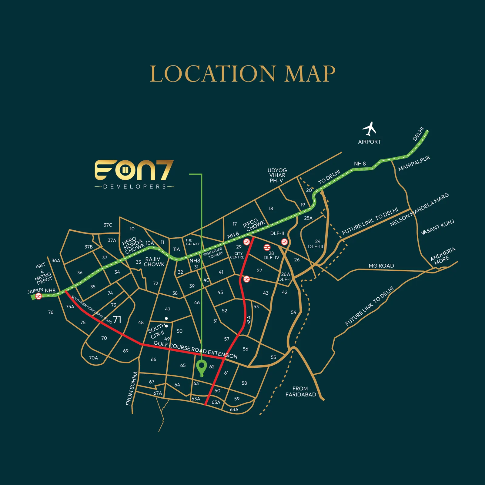 EON7 — location / connectivity map