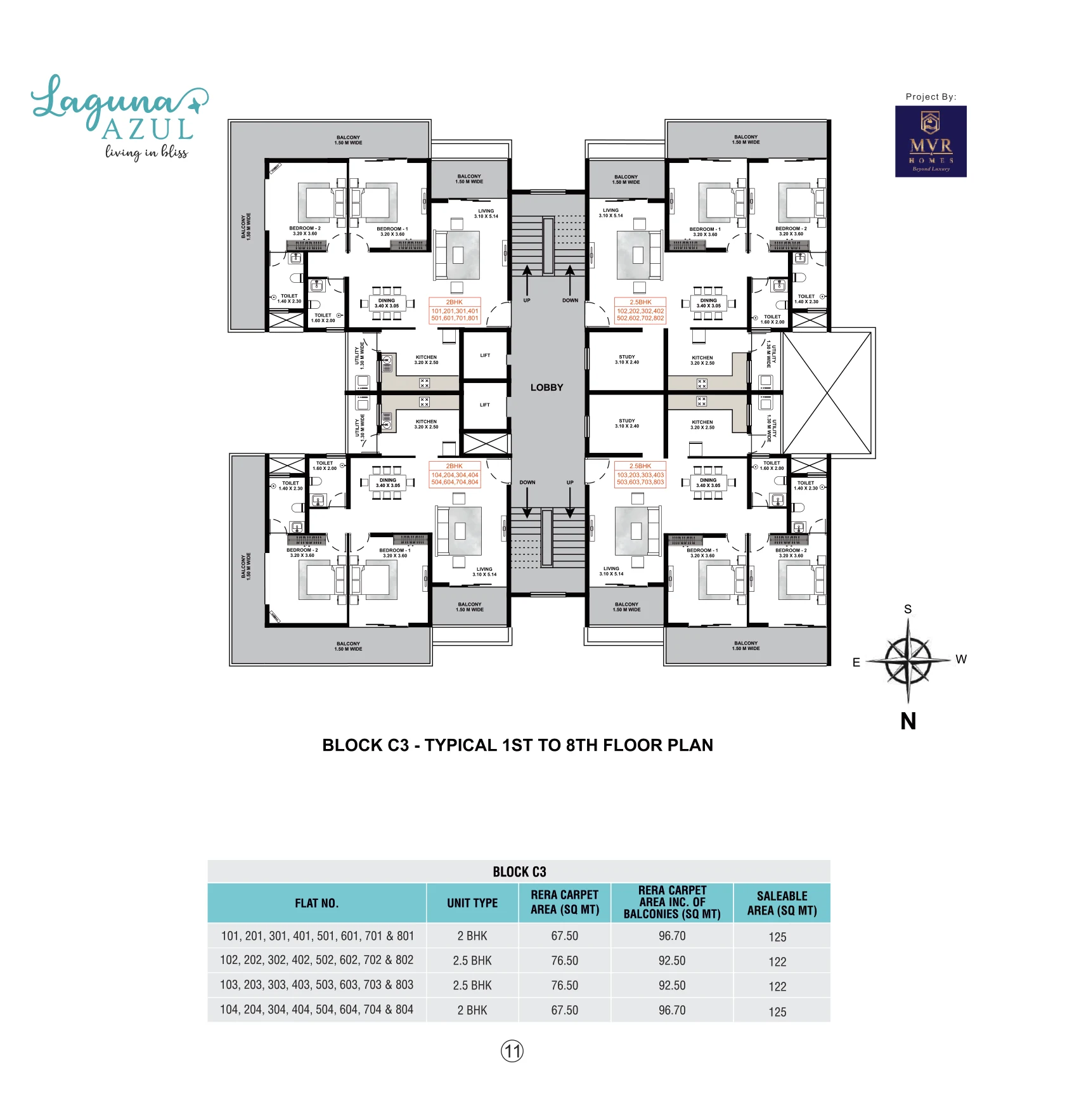 Laguna Azul — floor / unit plan 3