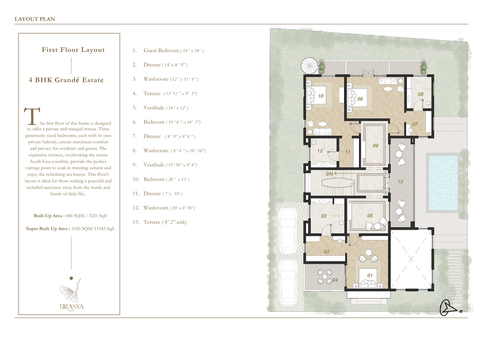 Vana by Tirasya Estates — floor / unit plan 3
